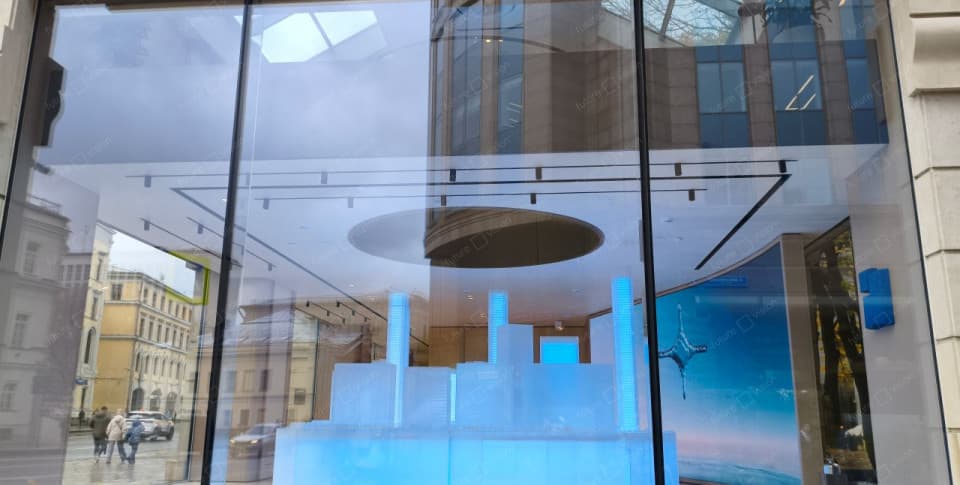 Светодиодная стена, офис продаж LEGENDA